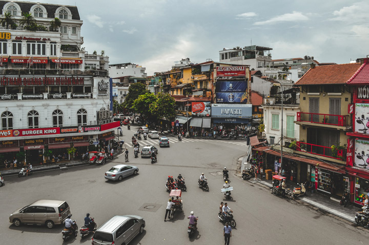 Trafico en Ho Chi Minh City (Saigon)