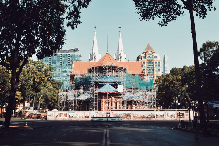 Catedral de Notre Dame en Ho Chi Minh City (Saigon)