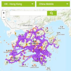 China Mobile cobertura móvil en Hong Kong