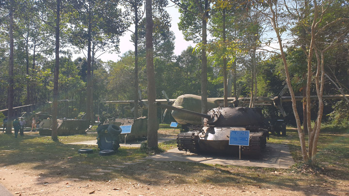 Museo exterior de Cu Chi Tunnels