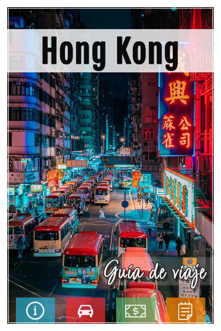 Portada de guia de viaje de Hong Kong