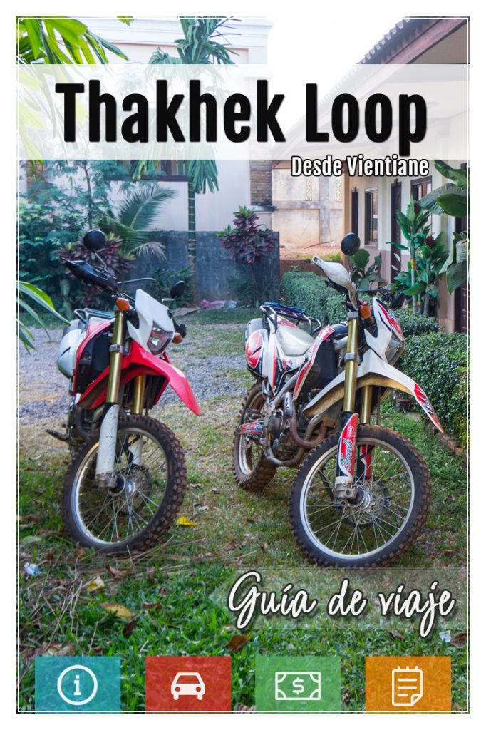 Portada de guia de viaje de viaje en moto por Thakhek Loop