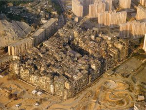 Kowloon Walled City - 1989 Aerial View