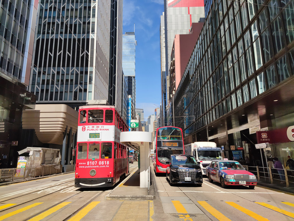 Metodos de transporte de Hong Kong