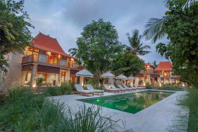 Hotel Diamond Beach Villas en Nusa Penida, Bali