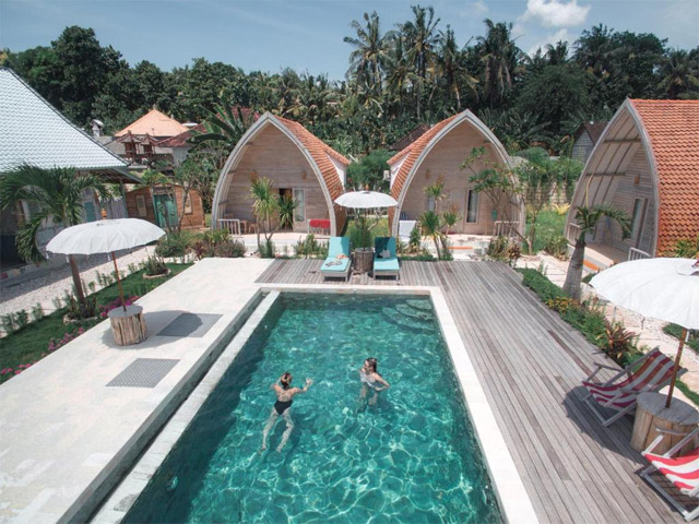 Hotel La Roja Bungalows en Nusa Penida, Bali